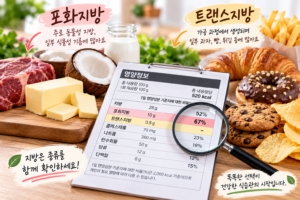 포화지방과 트랜스지방은 뭐가 다를까? 영양성분표에서 지방 확인하는 법 3 ChatGPT Image 2026년 9월 10일 오전 11 28 12