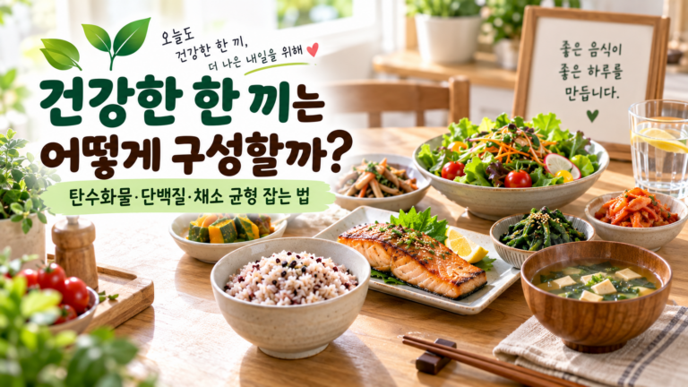 건강한 한 끼는 어떻게 구성할까? 탄수화물·단백질·채소 균형 잡는 법 2 ChatGPT Image 2026년 9월 10일 오후 02 39 23
