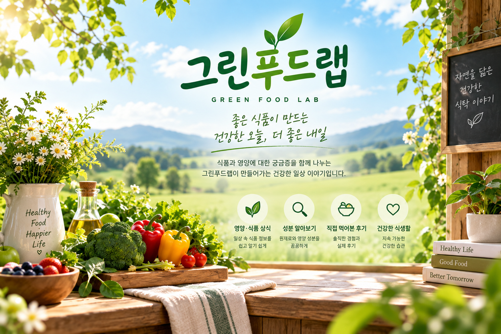 그린푸드랩 소개 1 소개 이미지