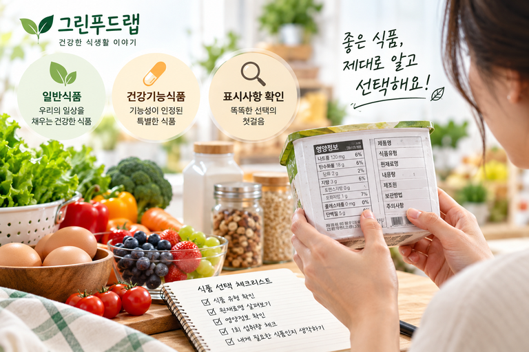 식품 유형, 건강기능식품과 일반식품은 뭐가 다를까? 표시사항으로 구분하는 방법 9 ChatGPT Image 2026년 9월 9일 오후 05 22 09